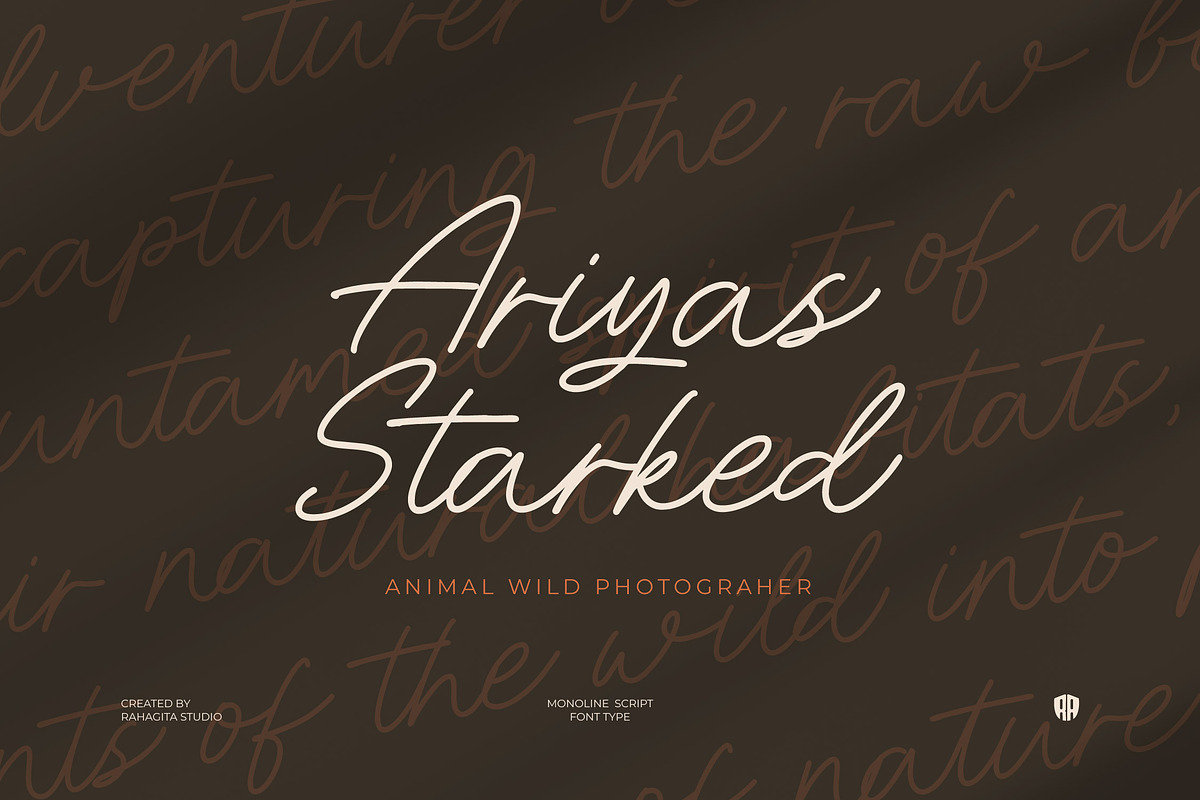 Outside Boston, a Script Font by Rahagita Studio (Photo 9 of 12)