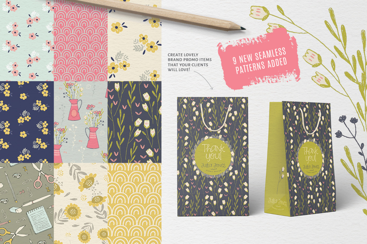 Essential Branding & Identity kit, a Branding & Logo Template by Lisa Glanz (Photo 10 of 13)