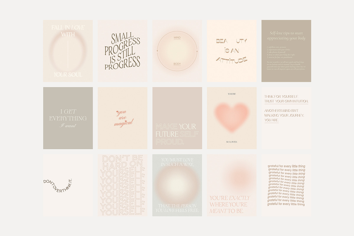 Instagram Quotes Posts Stories PS, a Social Media Template by Love Radiation Studio (Photo 17 of 22)