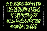 GF Maniac - Weird Display Font, a Handwritten Font by GroovyFontCo (Thumbnail 7 of 7)
