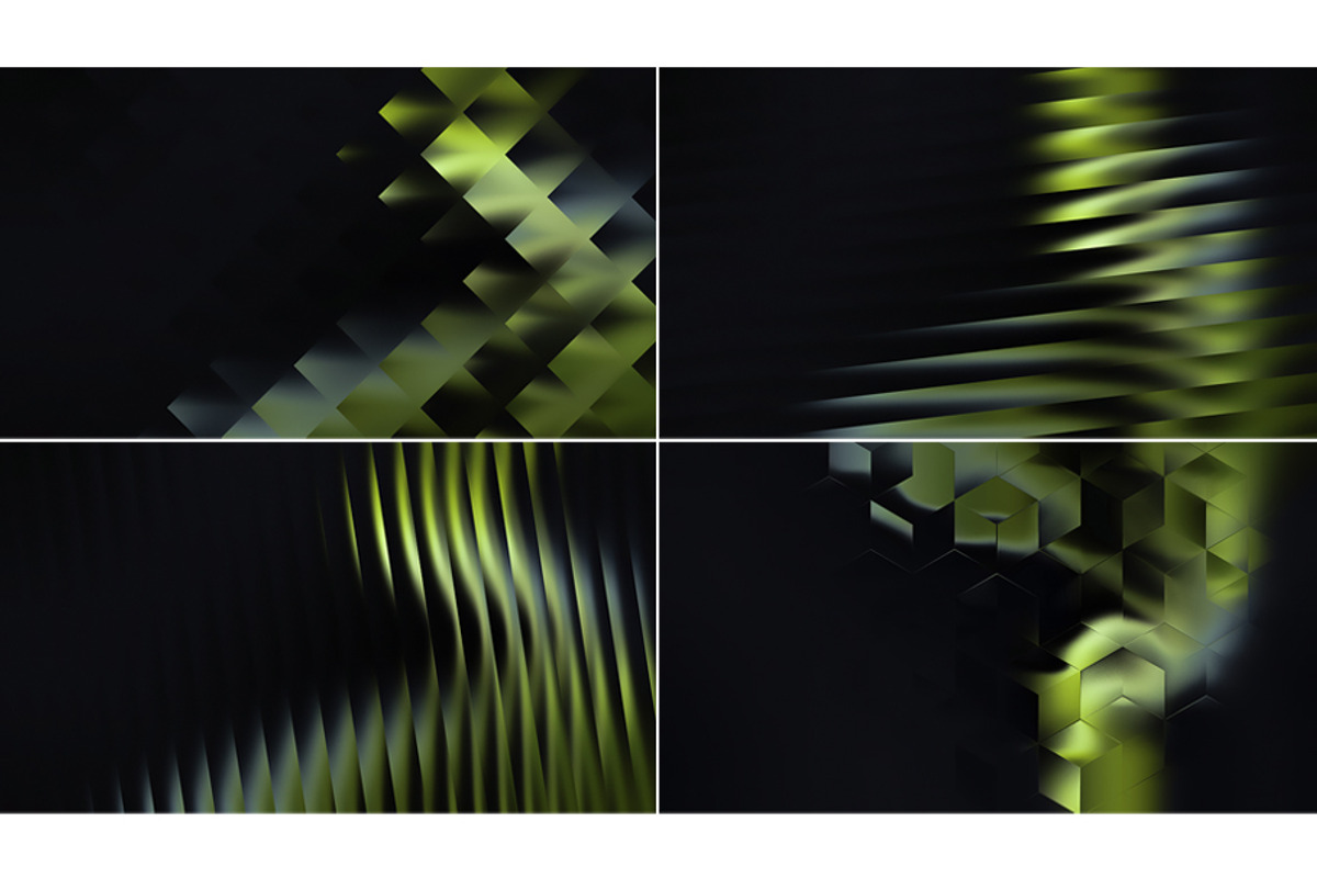 Set of Green Glass Backgrounds, a Background Graphic by BazziBa♥ (Photo 3 of 5)