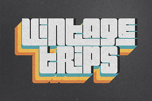 70s Text Effects For Photoshop