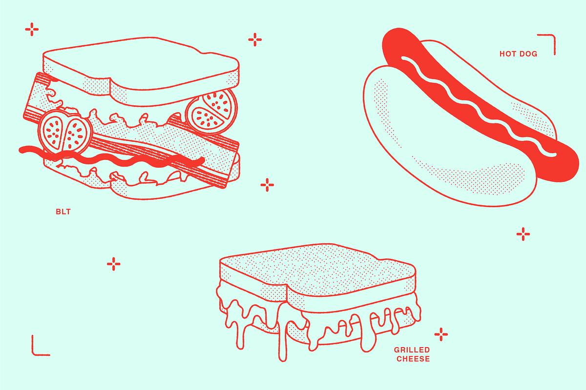 Sandwich Vector Illustration, a Food Illustration by TheFoodAtlas (Photo 2 of 5)