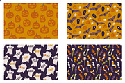 Halloween patterns cards elements, a Pattern Graphic by RevolutionizZed (Thumbnail 16 of 17)