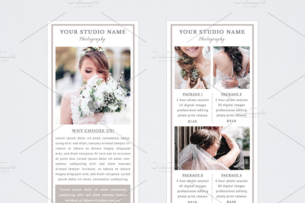 Photography Rack Card Template, a Flyer Template by NM-Design-Studio (Photo 2 of 4)