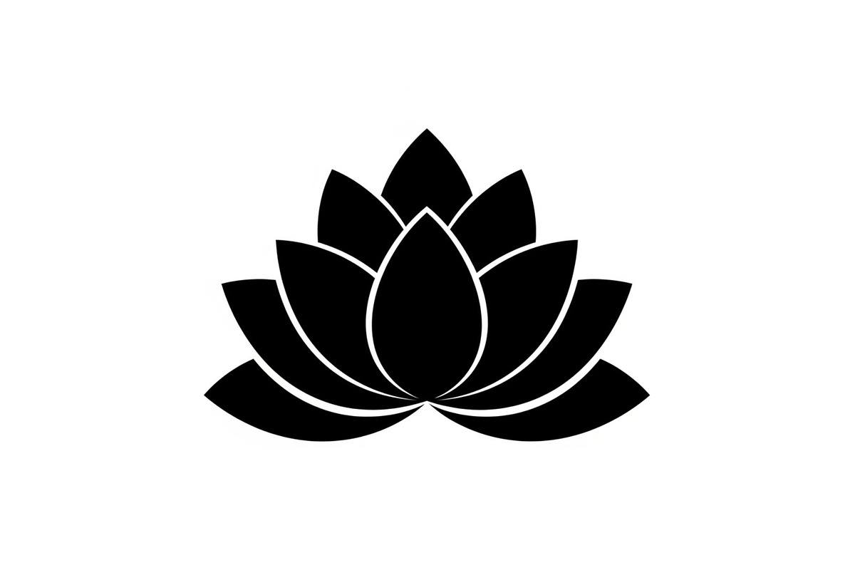 Lotus Flower Vector Icon Bundle, an Illustration by yasushie (Photo 12 of 51)