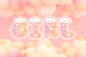 Rainbow Sunset - SVG Color Cute Font