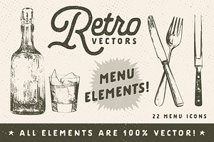 Rustic Menu Elements