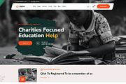 AidUs - Charity WordPress Theme, a WordPress Template by NaimaAnjum (Thumbnail 3 of 5)