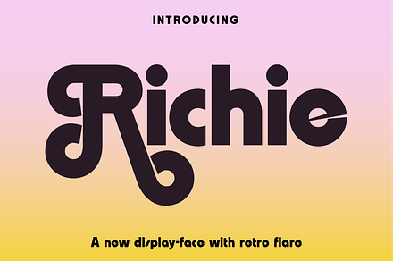 BN Richie, a Sans Serif Font by Bnick