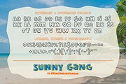 Sunny Gang - Quirky Typeface, a Handwritten Font by shineink.designlab (Thumbnail 8 of 10)