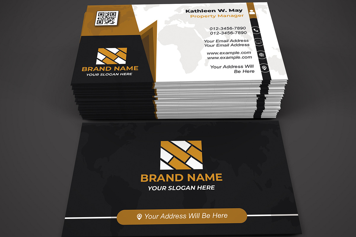Modern Visiting Card Template, a Business Card Template by Mohammad Sarfaraz (Photo 4 of 4)