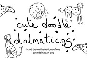 Cute doodle Dalmatians, an Animal Illustration by Liz Pengilley Studio (Thumbnail 1 of 4)