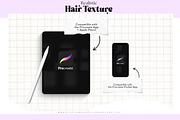 Procreate Hair Brushes, a Brush Add-On by LaurenceVArtiste (Thumbnail 7 of 7)