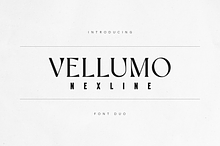 Vellumo & Nexline — Modern Font Duo