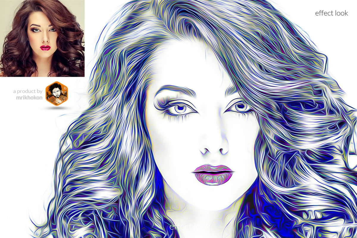 Painting Effect Photoshop Action, an Action Add-On by MRI STUDIO (Photo 4 of 8)
