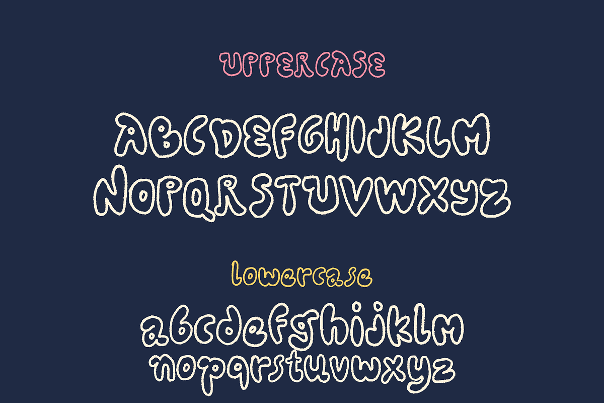 Slopuf | Hand-Drawn Outline Font, a Handwritten Font by Oblique Foundry (Photo 7 of 11)