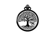 Steampunk Tree of Life Symbol Bundle, an Illustration by yasushie (Thumbnail 26 of 31)