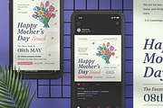 Happy Mother's Day Brunch Flyer, a Flyer Template by Annora Studio (Thumbnail 2 of 4)
