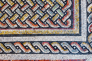 Riles of an ancient floor mosaic, an Abstract Photo by BOOCYS