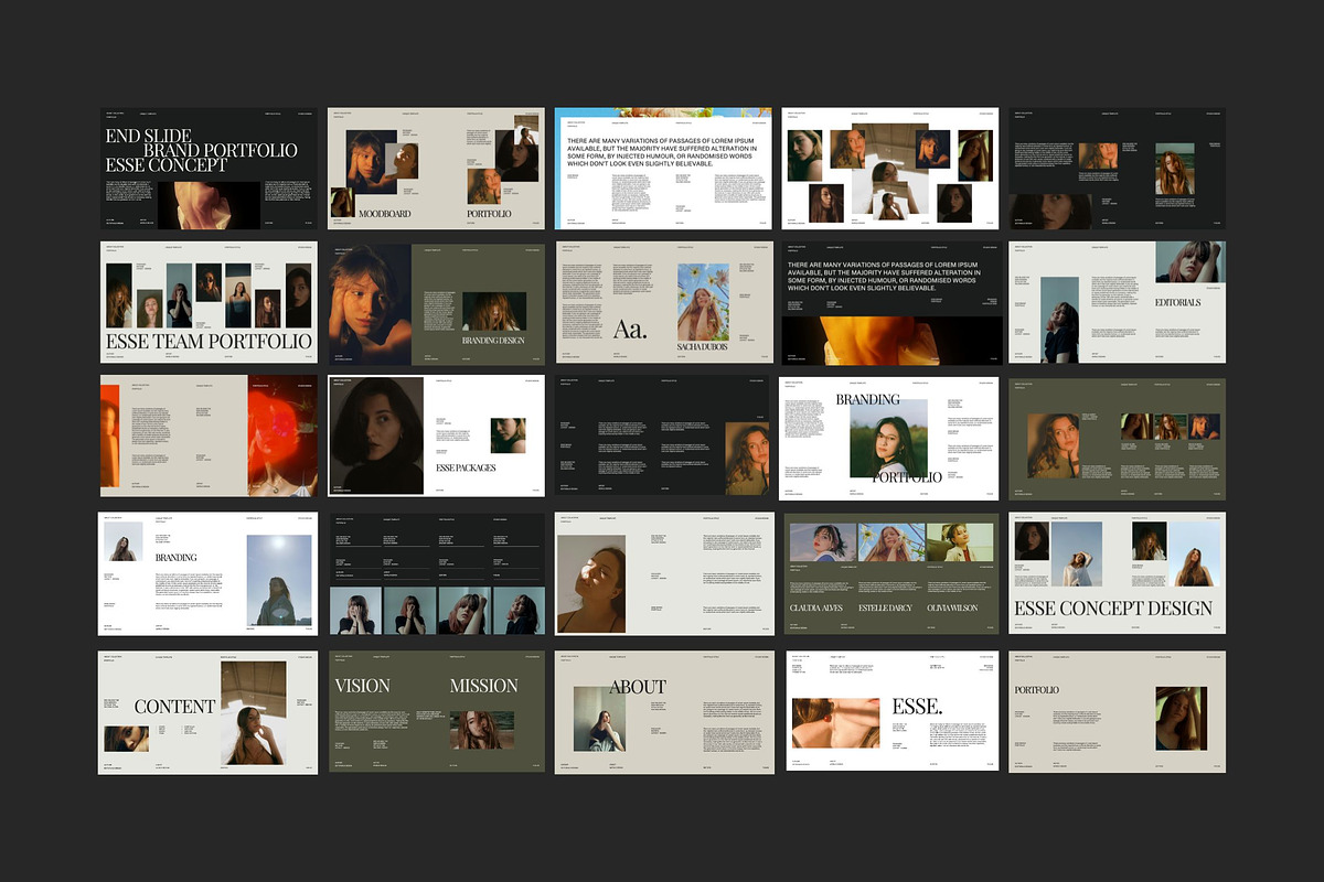ESSE - Brand Portfolio Template, a Presentation Template by Creatorism (Photo 8 of 9)