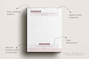 Self-Love Challenge Workbook | Canva, a Magazine Template by Designs by Darowan (Thumbnail 4 of 10)