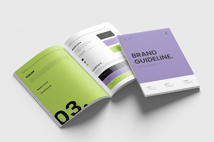 Brand Guideline Template, a Templates & Theme by RusenoelType