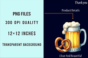 Beer Watercolor Clipart, an Illustration by SinaCreation (Thumbnail 4 of 5)
