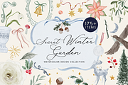 Secret Winter Garden Collection, a Decorative Illustration by Karma (Thumbnail 1 of 21)