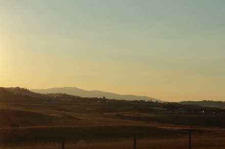 Dusk settling in