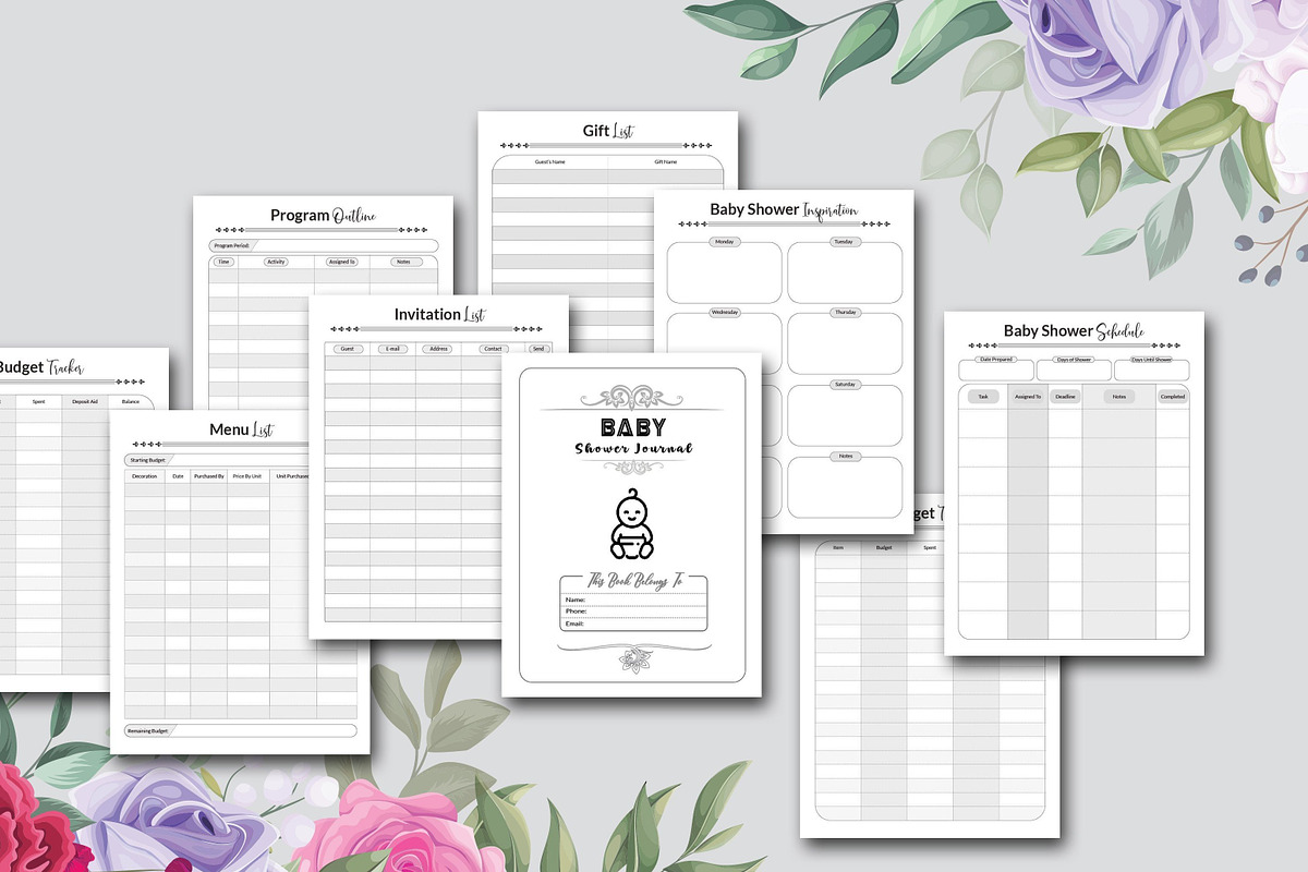 Baby Shower Planner, a Stationery Template by design_hut (Photo 2 of 3)