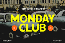 Monday Club - Display Font
