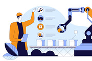 Robotics in Industrial Automation, a Technology Illustration by IcoMaker (Thumbnail 15 of 21)
