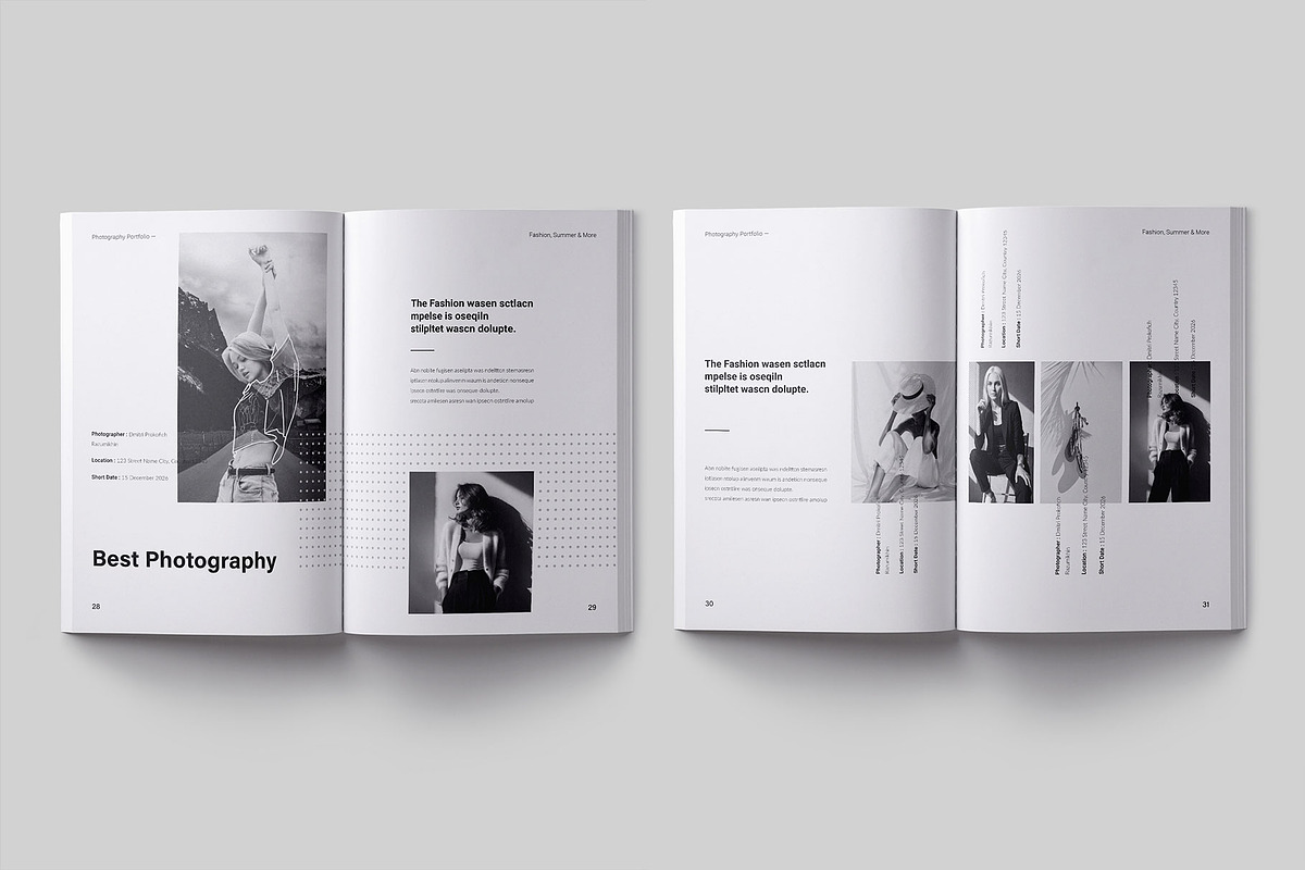 Photography Portfolio Template, a Brochure Template by ElvinPrint (Photo 11 of 14)