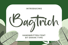 Bagtrich - Handwritten Font
