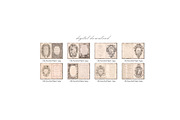 Old Vintage Paper with Cartouches, a Decorative Illustration by Secret Helper (Thumbnail 7 of 11)