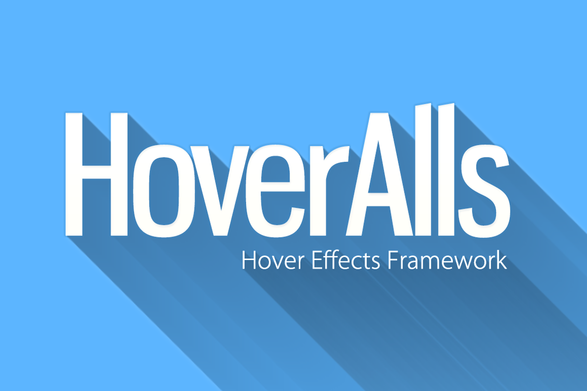 Hover Effects Framework: HoverAlls, an UI Kit Template by Crusader12