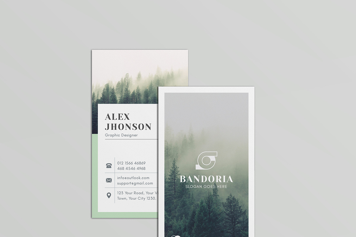 Business Card, a Business Card Template by TelaTemplates (Photo 2 of 8)