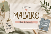 Malviro – Playful Handwritten Font