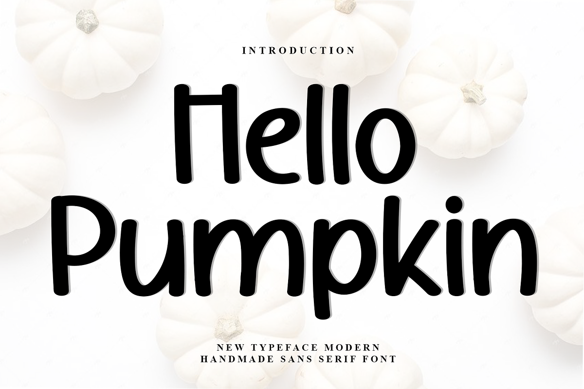 Hello Pumpkin, a Sans Serif Font by InermediaSTUDIO (Photo 1 of 8)