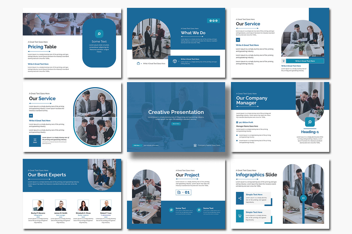 Corporate Marketing & Business Plan, a Presentation Template by creative-mint (Photo 10 of 10)