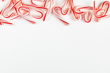Christmas candy cane styled mockup stock photo containing merry and happy