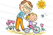 Cartoon family spends time together, a Person Illustration by Bubert Art (Thumbnail 4 of 8)