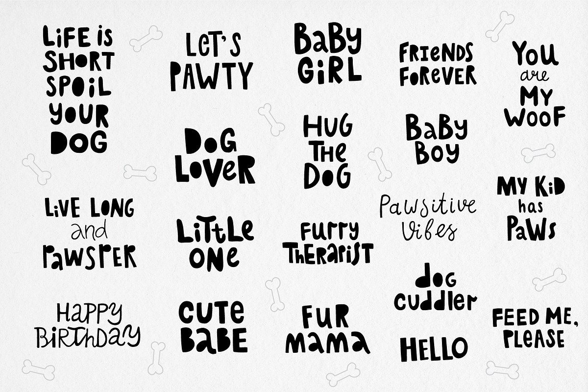 Cute dogs clipart collection, an Animal Illustration by Leysan Shayak (Photo 6 of 11)