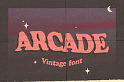 ARCADE Font, a Font by Cameron Humphries (Thumbnail 1 of 10)