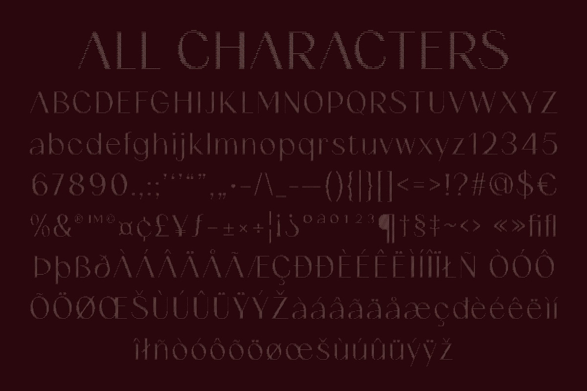 Canpile Ascii, a Sans Serif Font by Craft Supply Co. (Photo 8 of 8)