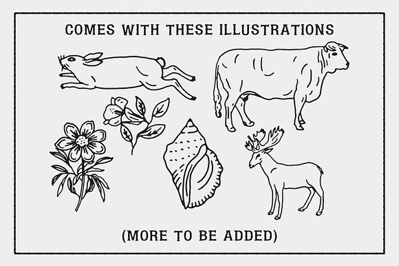 FORGED - Font and Illustration Pack preview 7