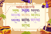 Sailing Scribe - Pirate Font, a Font by PutraCetol Studio (Thumbnail 9 of 11)