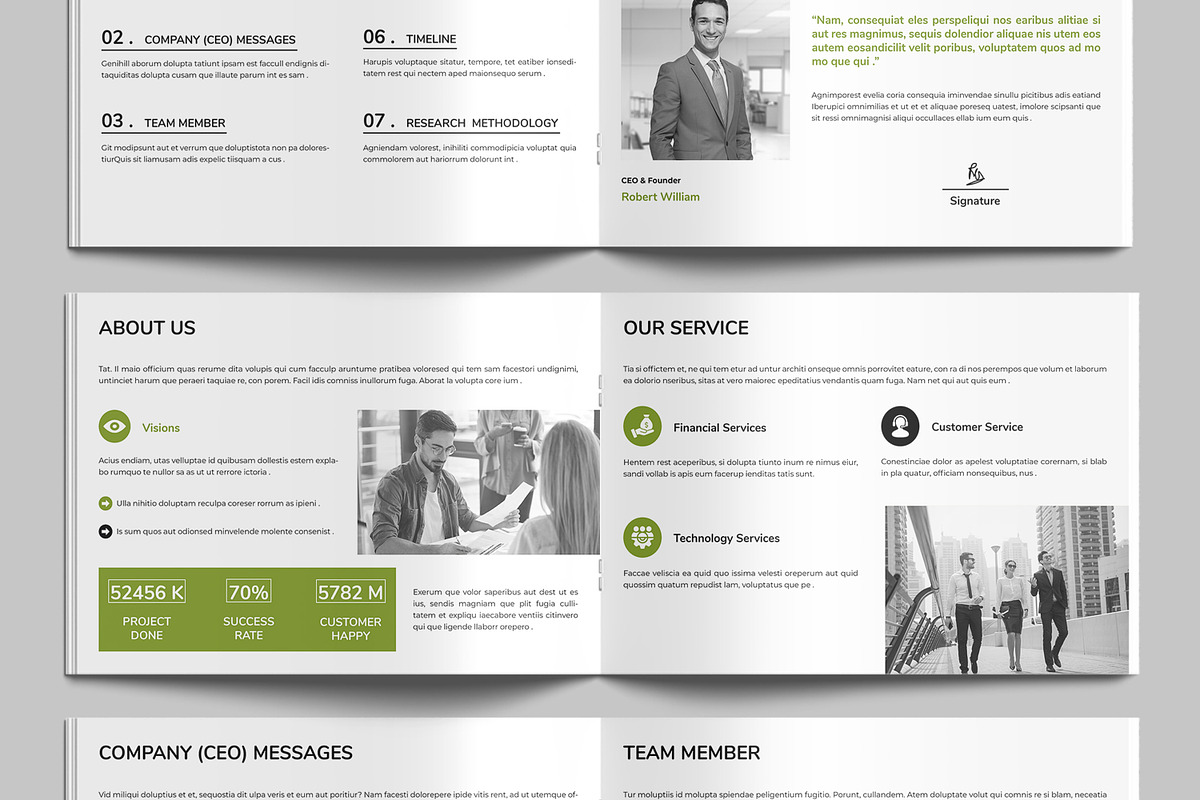 White Paper Template Landscape, a Brochure Template by MightyDesign (Photo 3 of 9)