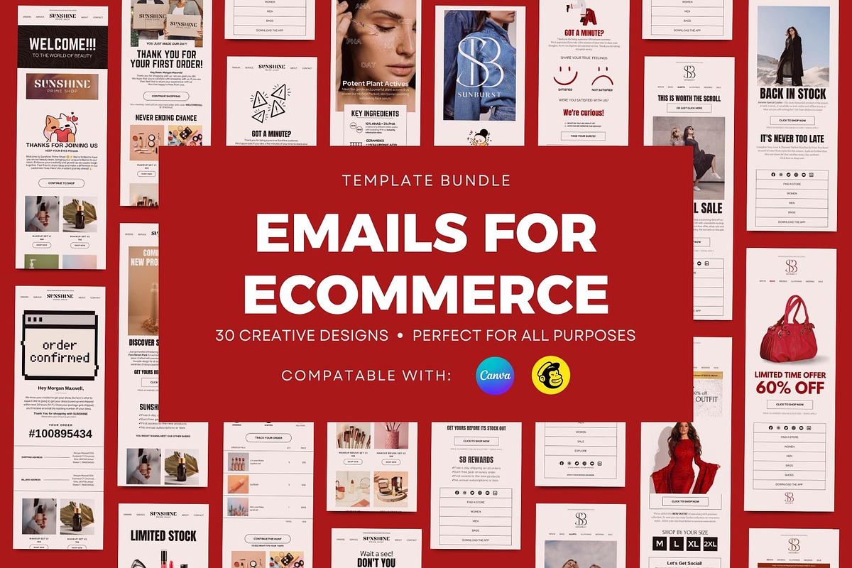 Canva E-commerce Email Template, a Templates & Theme by Raytas Studio (Photo 1 of 11)
